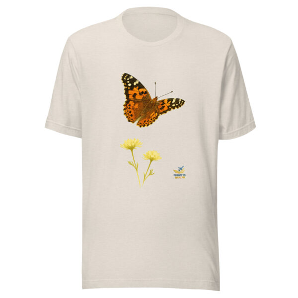 Metamorph: Butterfly Shield Tee – Bella + Canvas 3001 – Unisex Staple - Image 6