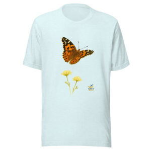 Metamorph: Butterfly Shield Tee – Bella + Canvas 3001 – Unisex Staple