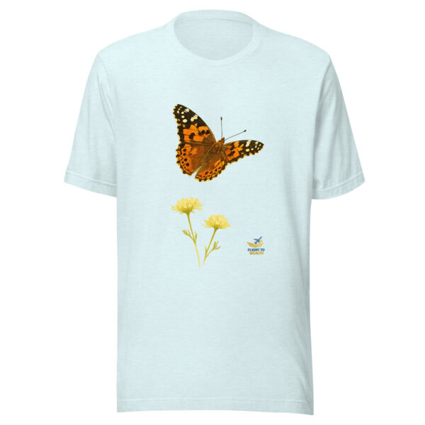 Metamorph: Butterfly Shield Tee – Bella + Canvas 3001 – Unisex Staple
