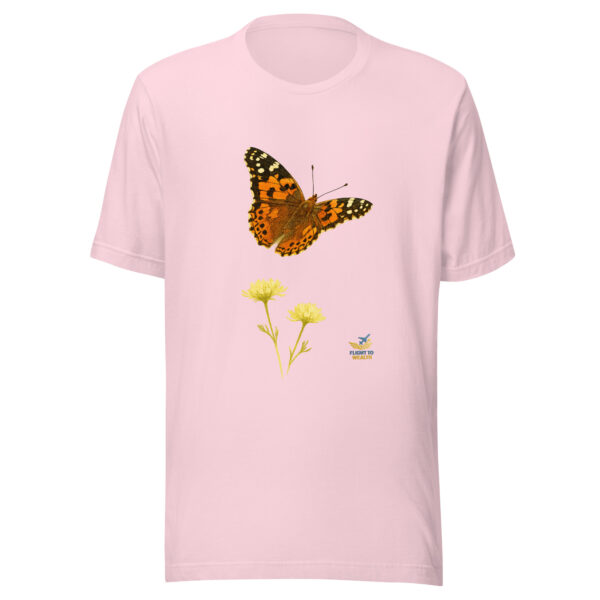 Metamorph: Butterfly Shield Tee – Bella + Canvas 3001 – Unisex Staple - Image 2