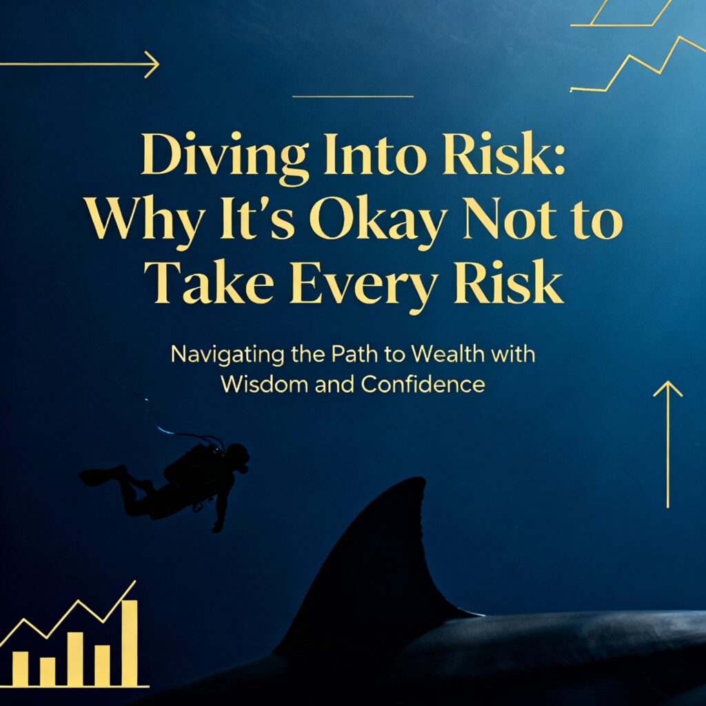 Shark underwater — metaphor for high-risk investing